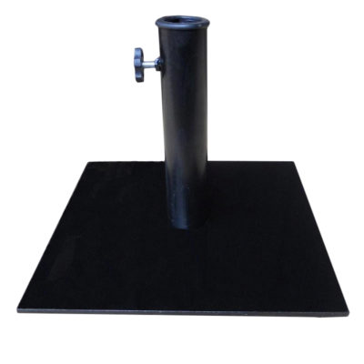 Charles Bentley 9kg Metal Square Patio Base Stand - Black Charles Bentley 9kg Metal Square Patio Base Stand - Black
